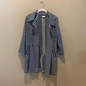 Like new size medium striped Cabi blazer/pea coat